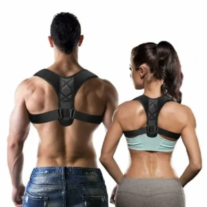 Neoprene Adjustable Pain Relief Back Support Posture Corrector Belt for Men and Women Shoulder Support - Free-Size1