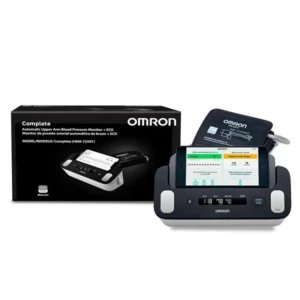 Omron Complete ECG Machine + BP Monitor Built in Bluetooth Technology; AFib, Tachycardia, Bradycardia & Hypertension Monitoring