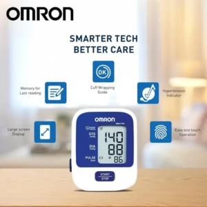 Omron HEM 7124 Fully Automatic Digital Blood Pressure Monitor with Intellisense Technology