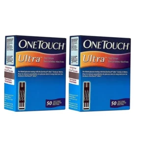 OneTouch Ultra Test Strips Pack of 100 Test Strips Blood Testing For OneTouch Ultra 2 Glucometer & OneTouch Ultra Easy Glucometer 1