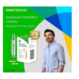 OneTouch UltraSoft 2 Lancets Pack of 50 Lancets For OneTouch UltraSoft & UltraSoft 2 Lancing Device