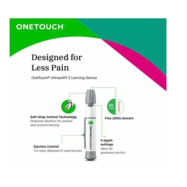 OneTouch UltraSoft 2 Lancets Pack of 50 Lancets For OneTouch UltraSoft & UltraSoft 2 Lancing Device 3