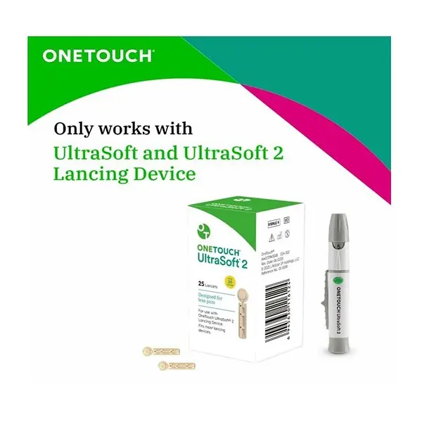 OneTouch UltraSoft 2 Lancets Pack of 50 Lancets For OneTouch UltraSoft & UltraSoft 2 Lancing Device 4