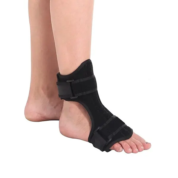 Plantar fasciitis night splint foot drop orthotic brace strap and ankle heel ankle arch support pain relief for left and right (1 pc)1