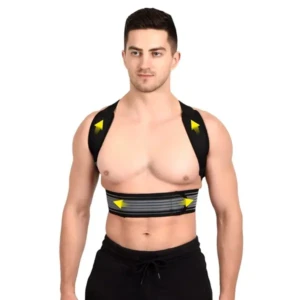 Posture Corrector Adjustable Upper Back Brace, Breathable Support for Men & Women1