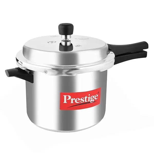 Prestige Popular Aluminium Outer Lid Pressure Cooker, 5 Litres, Silver2