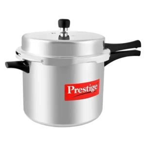 Prestige Popular Aluminium Pressure Cooker, 10 Litres, Silver