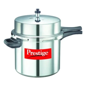 Prestige Popular Aluminium Pressure Cooker, 12 Litres, Silver1