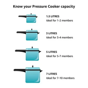 Prestige Popular Aluminium Pressure Cooker, 20 litres