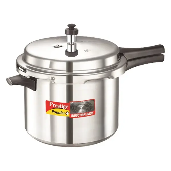 Prestige Popular Plus Induction Base Pressure Cooker, 6.5 Litres, Silver1