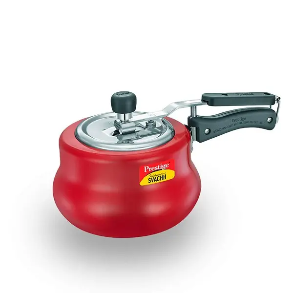Prestige Svachh, 10751, 2 L, Nakshatra Duo Red Handi, with Deep lid for Spillage Control, Aluminium1