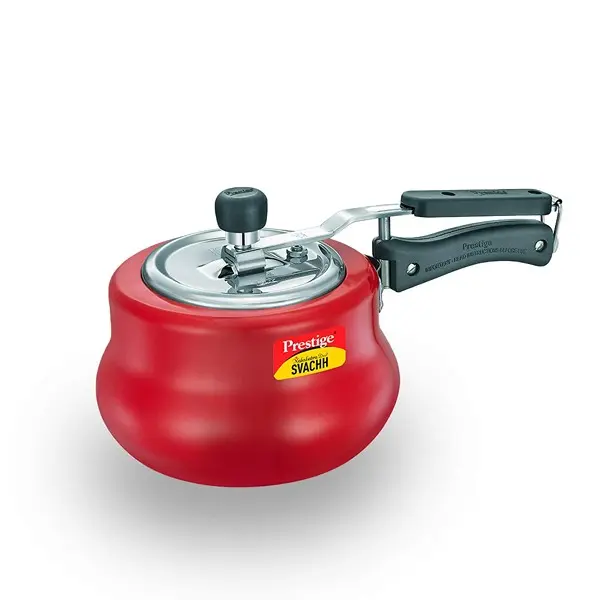 Prestige Svachh, 3 L, Nakshatra Duo Red Handi, with deep lid for Spillage Control1