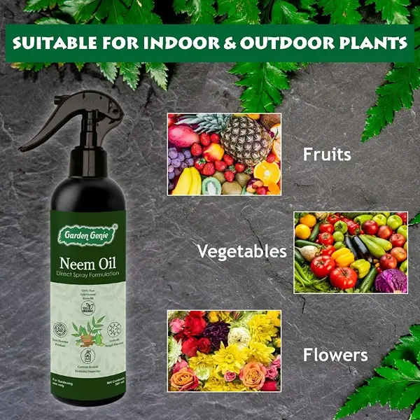 Ready to Use Neem Oil Spray 500ml Organic Insecticide for Plants, Fungus 6
