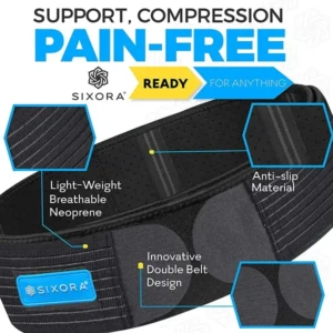 Sacroiliac Si Joint Support Belt for Women and Men | Eases Lower Back Pain, Hip, Spine & Leg Pain | Hip Brace for Sciatic Nerve Pain | Trochanter Belt| Lumbar Support