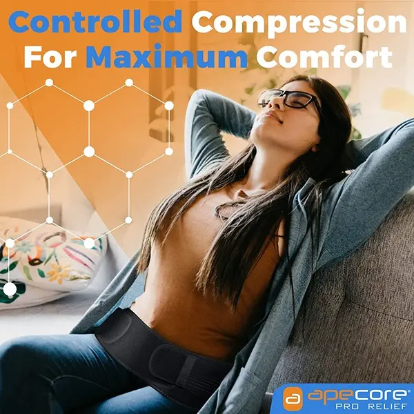 Si Hip Belt - Immediate Relief for Sciatica, Pelvic, Lower Back, Lumbar and Leg Pain. Si Joint Support for Women and Men. Anti-Slip Sciatic Nerve Brace3