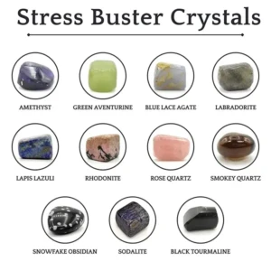 Stress Busters Crystal Bag ? Reiki Crystal Healing Stones