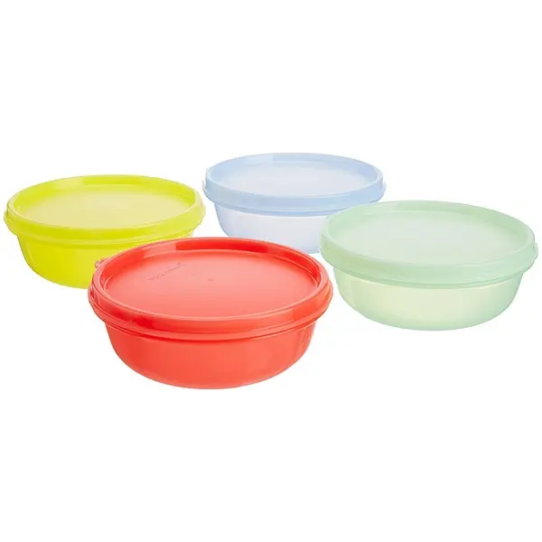 Tupperware Buddy Bowl Set, 300ml, 4 Pieces, Assorted, Plastic, Multicolour1