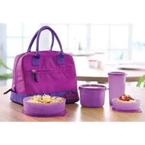 Tupperware Classic Plastic Lunch Box (Blue)