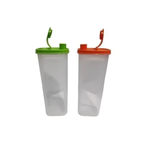 Tupperware Fridge Bottle Pitcher Slim Line 2l 2pc