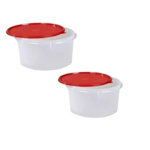 Tupperware Idly Dosa Flour Storage Containers Medium Size 3 litres Capacity 2 Pcs