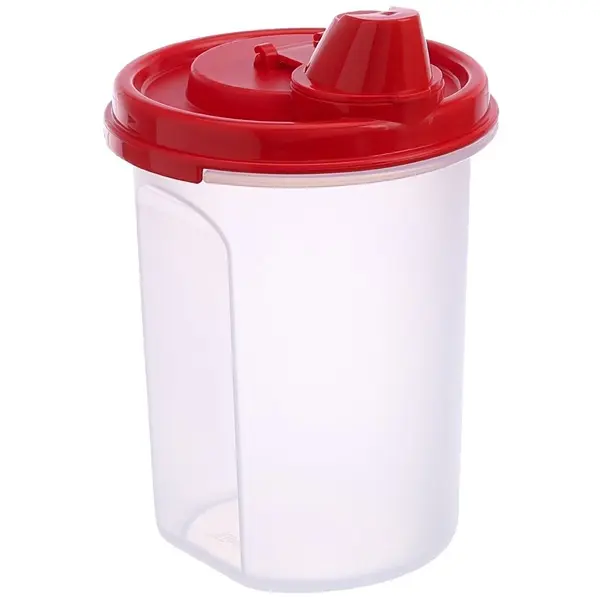 Tupperware Magic Flow Plus Plastic Oil Dispenser, 440ml, Multicolour1