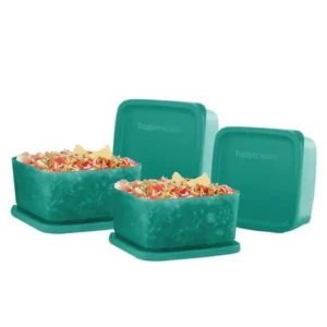 Tupperware Plastic Containers - 650ml, 4 Pc, Green1