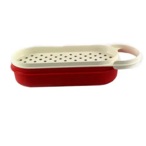 Tupperware Plastic Grater, Red
