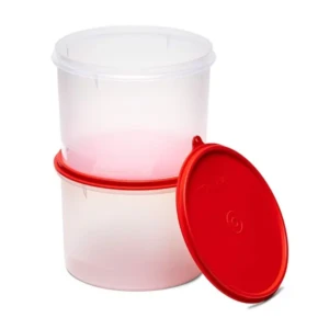 Tupperware Plastic Jar Set - 2.5 L, 2 Pieces, Transparent1