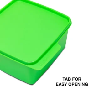 Tupperware Plastic Storage Jar Set- 1.2 liter, 4 pieces, Green