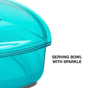 Tupperware Polycarbonate Solid Serving Bowl – 2.2 L, 1 Piece, Blue