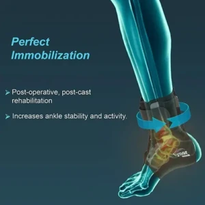 Tynor Ankle Brace, Black, Medium, 1 Unit