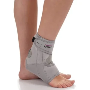 Tynor Ankle Support (Neo), Grey, Universal Size 1pcs1