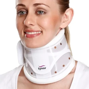 Tynor Cervical Collar Hard Adjustable White M 1 pc1