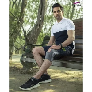 Tynor Elastic Knee Support, Grey, Medium, 1 pc