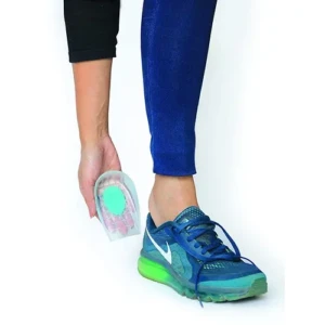 Tynor Heel Cushion Silicone, White, Large, 1 Pair1