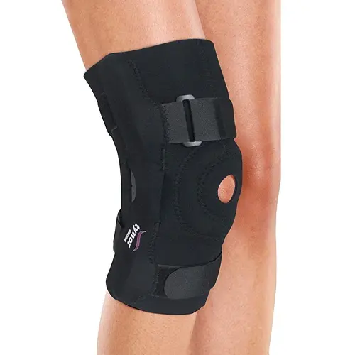 Tynor Knee Wrap Hinged (Neo), Black, Large, 1 pc1