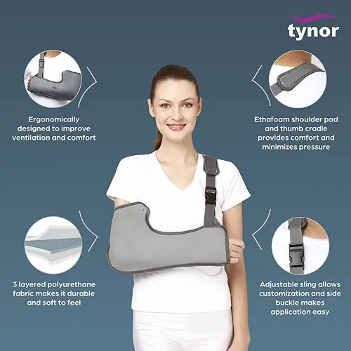 Tynor Pouch Arm Sling (Tropical, L)4