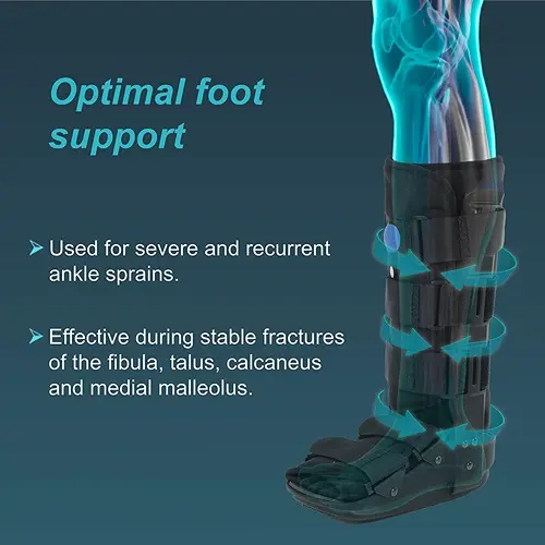 Tynor Walker Boot Air, Black, Small, 1 pc2