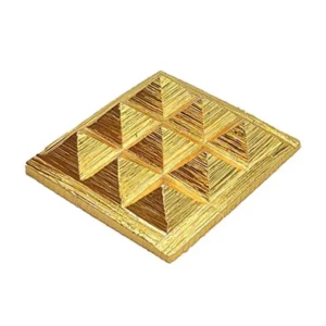 Vastu Copper Pyramid Chip 1 Gold Plated 1 StoreEla.com