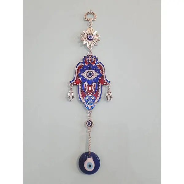 Vastu Shubharambh Eye with Meena Work Evil Eye Hanging for Protection, Good Luck Charm and Positivity at Office and Home2 StoreEla.com
