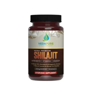 Vedapure Premium Shilajit 1000mg Capsule 90cap
