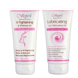 Vigini Combo V-Tightening & Whitening Gel + Lubricating Cum Stimulating Gel 100gm 1