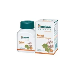 2x60tab Himalaya Herbal Tulasi Tulsi Holy Basil Relieves from Cough & Cold Pure Herb