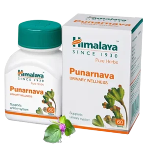 Himalaya Herbal Punarnava Tablets 60tab Controls recurring urinary system infections